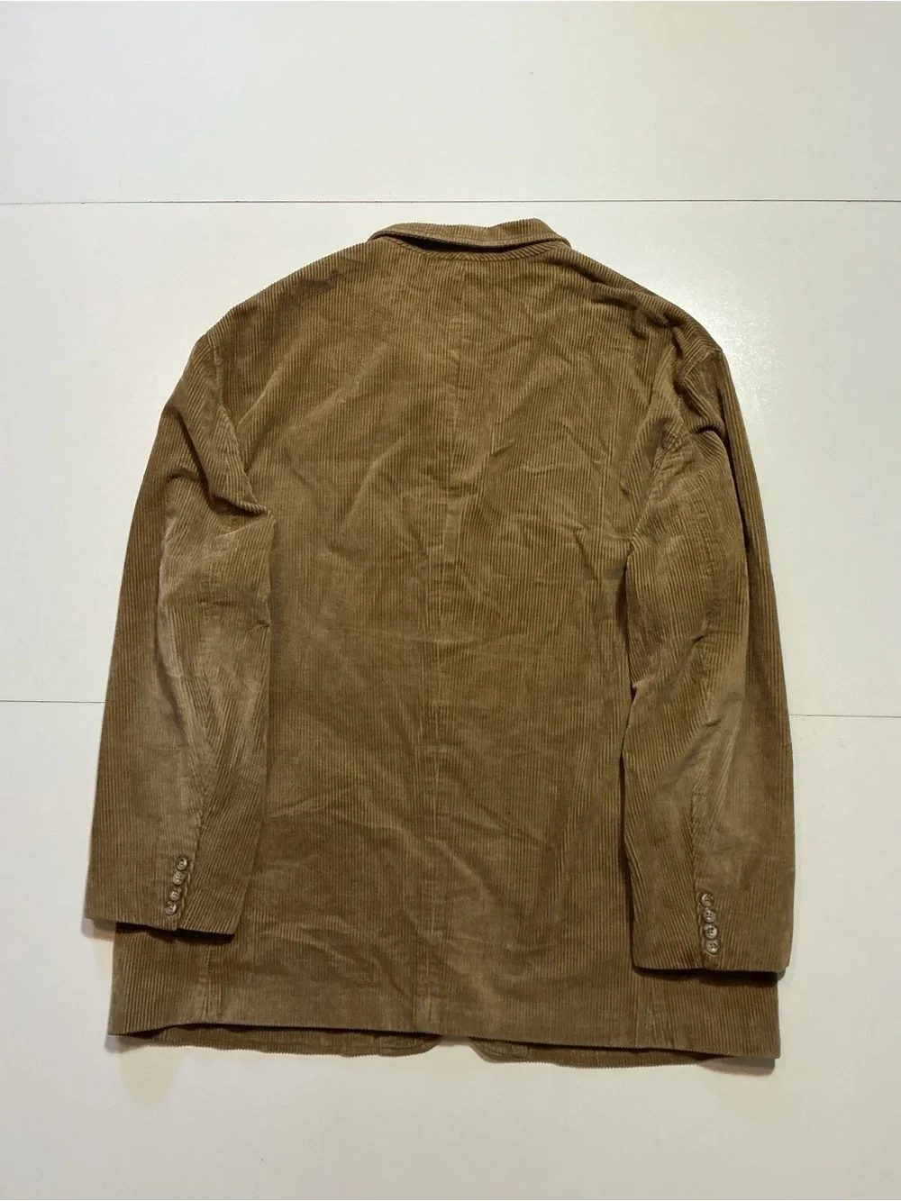 Vintage 2001 Gap Corduroy Khaki Tan Three Button Sportscoat Blazer Jacket